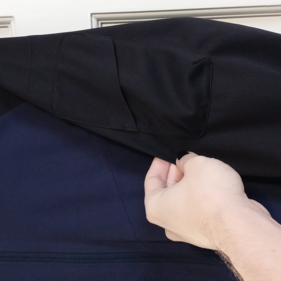 🌀2009 Nike🌀 - Blue/Black Laser Tech Runner Hooded Jacket - Picture 7 of 16